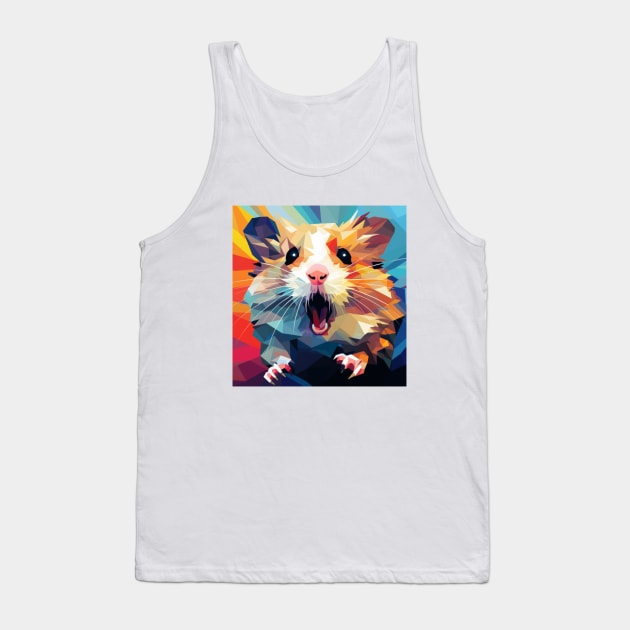 Scared Hamster Meme, wpap, funny tshirt Tank Top by Pattyld